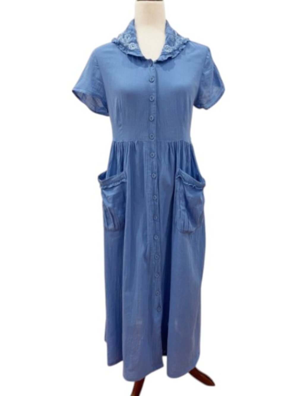 April Cornell Modern Prairie Aline Maxi Dress Like New Size Large Cottagecore